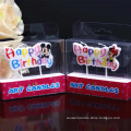 Paraffin Wax cartoon happy birthday candle for cake